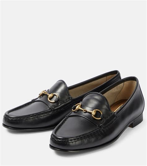 gucci 015938|GUCCI Horsebit 1953 leather loafers .